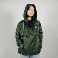 IRCO Anorak Jaket Gunung Waterproof Wanita Kantong Kangguru- Jacket Cagoule Anti Air Inner Polar