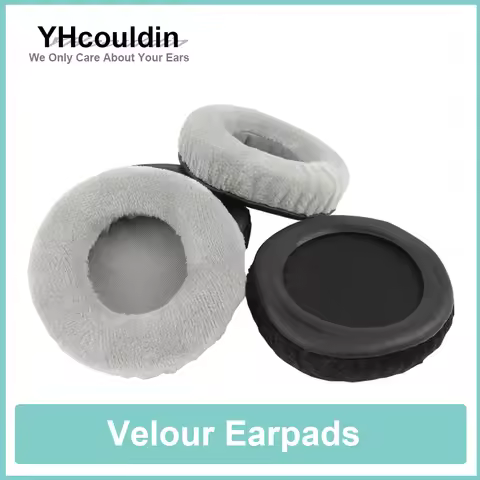Velour Earpads For Audio-Technica ATH-R70X R70X ATH-SR30BT SR30BT ATH-PRO500 PRO500 ATH-PRO500MK2 He