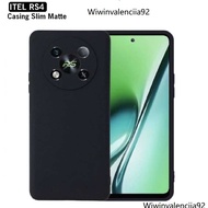 HANS Case new ULTRAFIT PC Black ITEL RS4 S23+ A70 SoftCase Ultra SLIM Thin Soft/ Black Matte Doff An