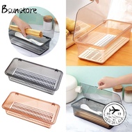 BSUNSTORE Utensils Storage Box Cutlery Holder Plastic with Cover Multifunctional Kitchen Chopstick H