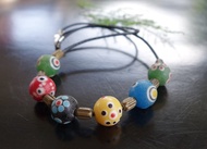 戰國七星紋琉璃珠 戰國琉璃珠 蜻蜓眼琉璃珠 老琉璃珠 頸鍊 項鍊