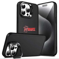 Case iphone 14 iphone 14 Plus iphone 14 Pro iphone 14 Softcase Macaron Black Stand Camera CaseRing i