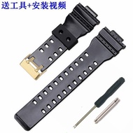 Watch Strap GA110 Black Gold Strap Glossy Accessories Watch Strap ga120 Silicone Strap Universal Typ