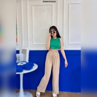 tockrichshop Spinnyhouseกางเกงเอวสูงเก็บพุง พรางหุ่น เสื้อครอป เสื้อไปทะเล ครอปท๊อปกล้าม รุ่นนี้ต้อง