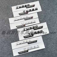 ✅ Auto Decorative ✅ Metal Emblem car badge stickers Suitable for Mercedes-Benz New Biturbo 4MATIC Fe