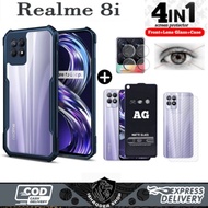 4IN1 SHOCKPROOF CASE REALME 8i 8 8 PRO 8(5G) 7 7i 6 6 PR 5 5i 5S 5 PRO BONUS TEMPERED GLASS AG MATTE
