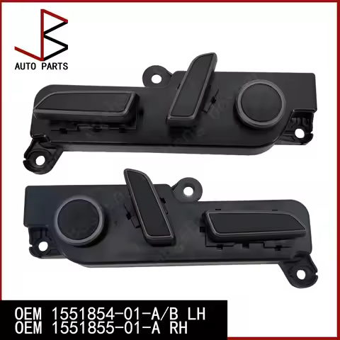 Seat First Row Switch Package Left & Right Hand 8-way Lumbar for Tesla Model 3 17-23 Model Y OEM 155