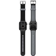 OtterBOX Apple Watch 42/44/45mm運動矽膠錶帶/ 黑灰