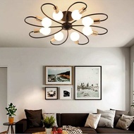 Nordic Pendant Lights Lamps Black 3 6 8 Head led modern ceiling Light Hanging Lamp Home decor Chandelier lighting