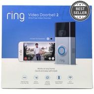 Ring Video Doorbell 2 1080p HD cctv wifi wireless door bell, Motion detector Alerts amazon smart home door viewer