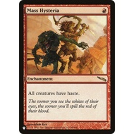 Mass Hysteria - The List Reprints (LIST)