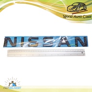 logo NISSAN สีดำด้าน 1 ชิ้น โลโก้ Nissan นิสสัน Matte balck.มีบริการเก็บเงินปลายทาง
