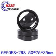 GE50ES-2RS GE50ES WZZG 1Pcs 50*75*35mm Spherical plain radial Bearing pxa2 -2RS 50*75*35mm
