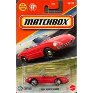 Matchbox Love Fast ROMEO Convertible ALFA DUETTO