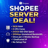 VPS RDP Premium Professiona 8 Core 18GB RAM/ 240GB SSD/ Dedicated IP/ - Stable & Safe Server Full Gu