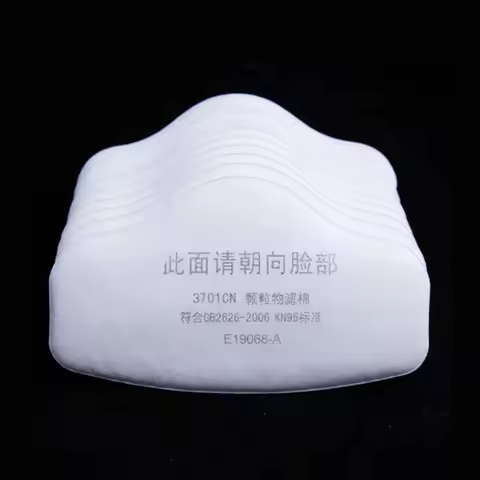 3701 Electrostatic Filter Cotton Dust Mask Filter For Paint Polishing Grinding Mining Suitable For 3