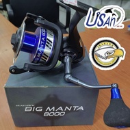 SEAHAWK BIG MANTA 8000 & 10000 SURF REEL Spinning Reel Mesin Pancing Pantai