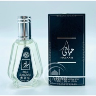 Hayaati 50 ml Original from Dubai 100% 50ml oil Perfumes Concentrated Minyak Wangi Ard Al Zafaraan