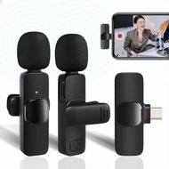 Wireless Microphone Lavalier Radio Microphone Live Anchor Recording Equipment Clip-On Influencer Eat