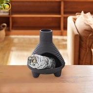 Palo Santo Holder Decoration Chimney Design Ceramic Censer Incense Sage Burner for Fireplace Office 
