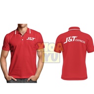 J&T Express Polo Shirt, J&T Express Collar, Comfortable Fabric Unisex Casual Quick Drying Sports T-S