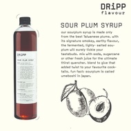 Dripp Sour Plum Syrup - Sirup Rasa Plum 760ml Limited