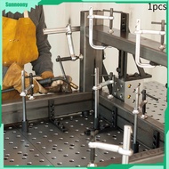 Sunnoony F Clamp ปล่อยปลอมแปลงเฟอร์นิเจอร์เหล็กงานโลหะที่หนีบสำหรับเชื่อมบาร์ตัวหนีบ F