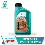 PETRONAS Sprinta 4T Scooter A900 10W-40 Fully Synthetic Engine Oil - Minyak Hitam Skuter Scooter