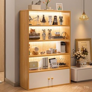 Bookshelf Shelf Floor Living Room Wall Storage Cabinet Simple Multi-Layer Display Shelf Corner Children Aisle Small Book