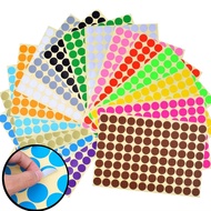 Colour Sticker 6mm 8mm 10mm 13mm 19mm 25mm Round Circle Bulat Dot Self Adhesive Color Label Remark C
