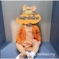 (Only Clothes Not Doll )55cm All-Glue Simulation Doll Betty Rebirth  Barbie Silicone Soft Princess C