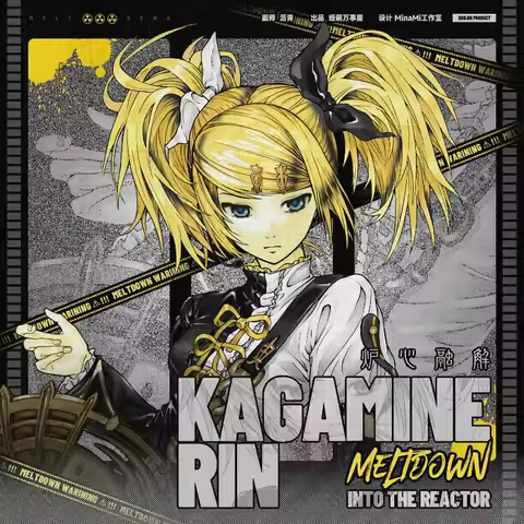 Meltdown Roshin Yuukai Retro Kagamine Rin Gemini Doujinshi Merchandise Badges Standees VOCALOID All 