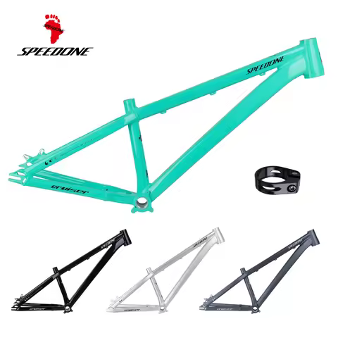 SPEEDONE 26inch Dirt Jump Frame Ultralight Aluminum Alloy Mountain Bike Hardtail BMX Frame 10x135mm 