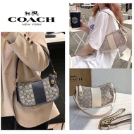 PROMO / C0ACH SWINGER PLAIN PLATE LOGO PRINT | SHOPEE INDONESIA 4 VARIANTS