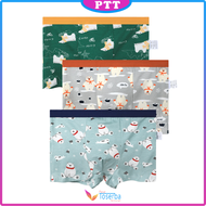 Boxer Anak Laki-laki Motif Beruang Celana Dalam Lucu Ptt