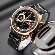 Jam Tangan Pria Swiss Army Dual Time Special Edition