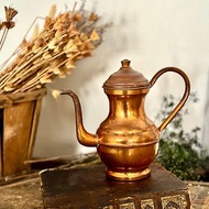 30974法國古董紅銅咖啡壺