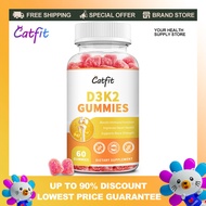 D3 1000IU+K2(MK-7) Gummies Supplement High Potency Vitamin Supplement Professional Multi-Nutrition t