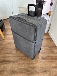 MUJI無印良品香港行貨，可摺疊撥水軟身四輪行李箱，大號75L