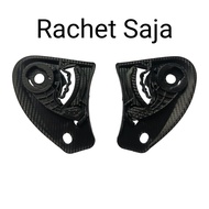 Rachet Helm MLA Phantom mla St15 Rachet kaca Mla RR15 MLA Kairoz Dudukan kaca helm Motif karbon