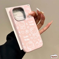 For OPPO A3X A60 A79 A38 A18 A95 A94 A93 A92 A78 A76 A17 A16 A15 A31 A53 2020 Cherry Kitty Plain Lea