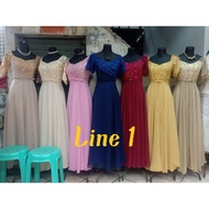 MOTHER or NINANG dress Ready to Wear