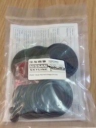 ชุดซ่อมเบรคหน้า ชุดซ่อมเบรค ยางดิสเบรค ลูกยางเบรค SKYLINE R32GTS R32GTR R33GTS R34GTS