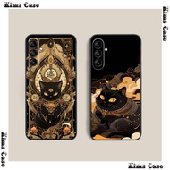 Samsung A15 4G / A15 5G / A25 5G / A35 5G / A55 5G Case Lucky Cat Pattern, camera Protection