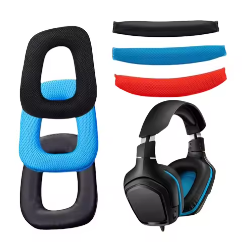 Earpads for Logitech G930 G430,Replacement Ear Pads Covers Headband Cushions for Logitech G450 G231