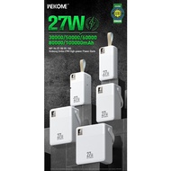 WEKOME Fast Charging Original Portable Powerbank 30k,50k,60k,80k,100k mah 27W Built In Lanyard And L