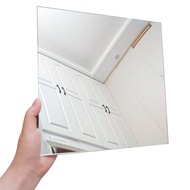 4 ชิ้น กระจกติดผนังเต็มความยาว 7.8" x 7.8" แผ่นเต็มตัว สำหรับห้องนอน กระจกเต็มตัวติดตั้งบนผนังสำหรับ