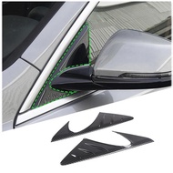 For BMW 1 2 Series F40 F44 2020-2024 ABS Carbon Fiber Car Rearview Mirror Side Window Spoiler Triang