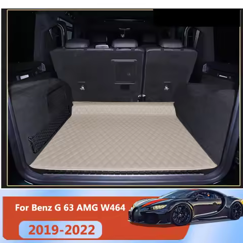 Custom Leather Special car trunk mats for Mercedes Benz G 63 AMG W464 2022 durable boot carpets carg