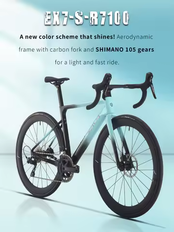 SAVA EX7S 700c Adult road bike, Racing bike with 24 speeds drivetrain